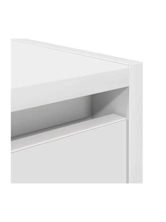 Vidaxl Wall-Mounted Bedside Tables 2 Pieces White 38x34x40cm White