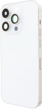 Apple Iphone 14 Pro Middle Frame Back Cover Silver