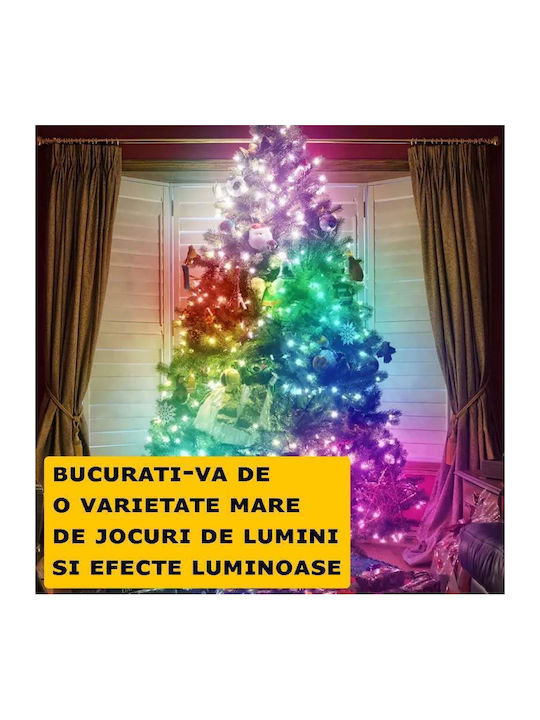 110 Lichterketten LED 10m. Mehrfarbige USB in Zeichenfolge 1Stück