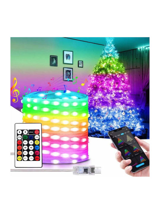 110 Lichterketten LED 10m. Mehrfarbige USB in Zeichenfolge 1Stück