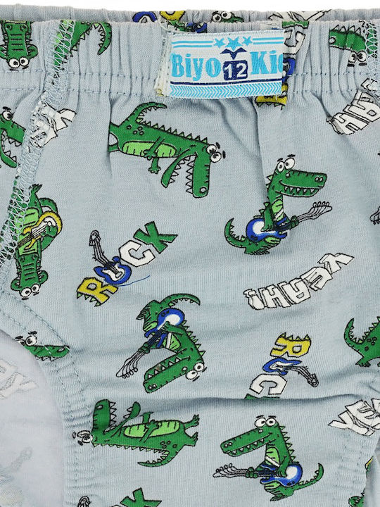 Biyo Green Crocodiles Kids' Brief Green