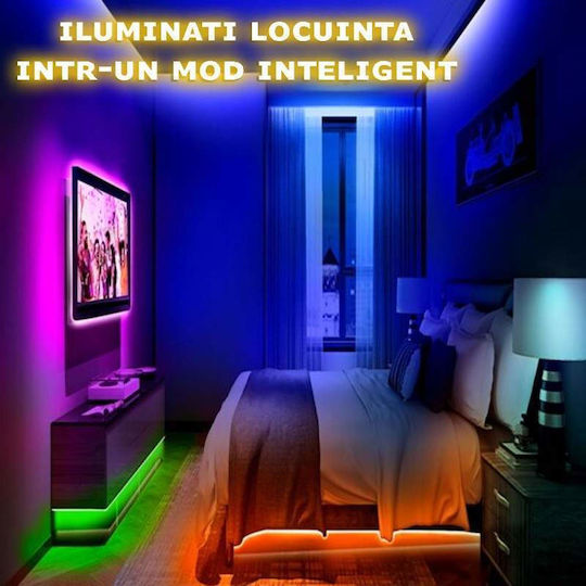 LED Лента RGB Светлина 5м Тип SMD5050 с Дистанционно управление