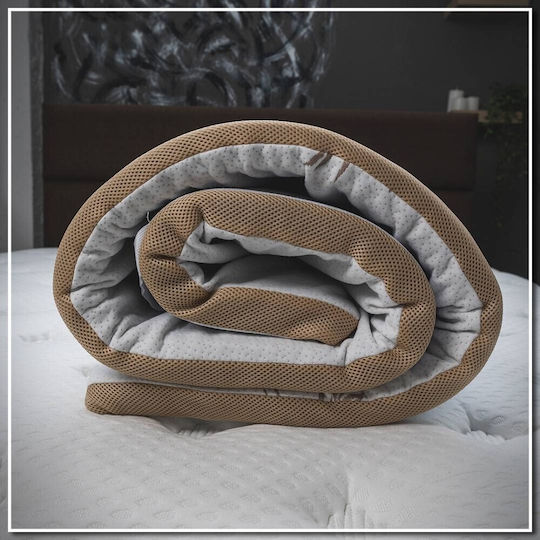 Double Mattress Topper Bamboo 150x200x4 2etopbamboo4-150200