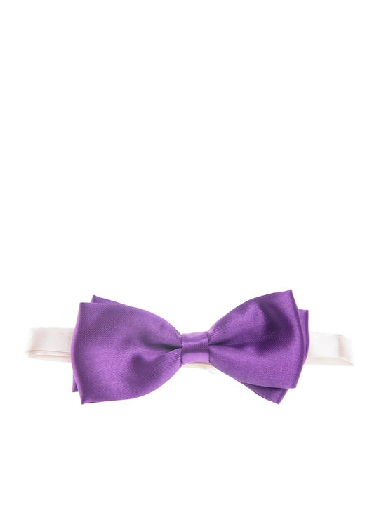Children's Bow Tie Victoria Plain Double Satin Gray