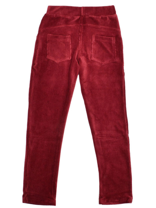 Joyce Kids' Pants Burgundy