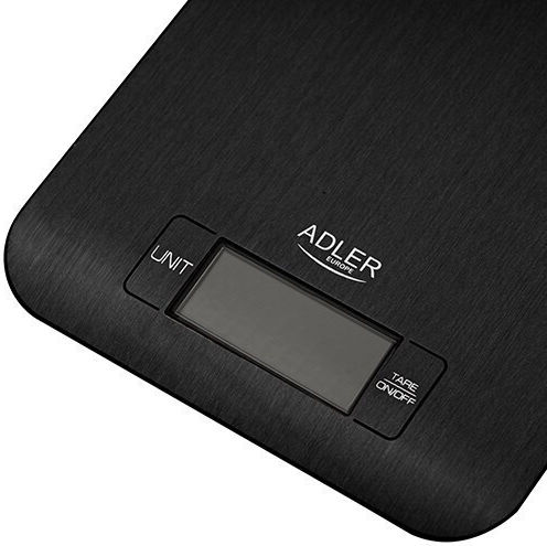 Adler Ψηφιακή Ζυγαριά Κουζίνας έως 5kg Μαύρη