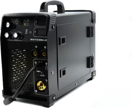 Geko G80096 Welding Machine MIG / TIG / MMA / FCAW with Maximum Welding Current 220A and Duty Cycle 60%