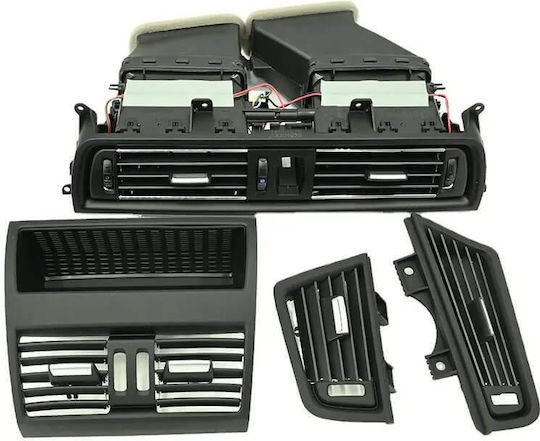Set 4 bucăți Motor10 Grile de ventilație interioară față spate BMW Seria 5 F10/F11 64229209136 Negru