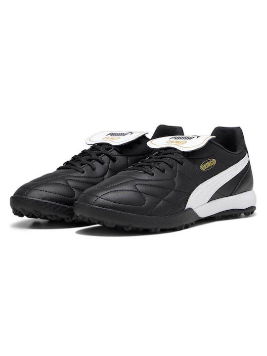PUMA King Top Ποδοσφαιρικά Παπούτσια με Σχάρα TT Μαύρα