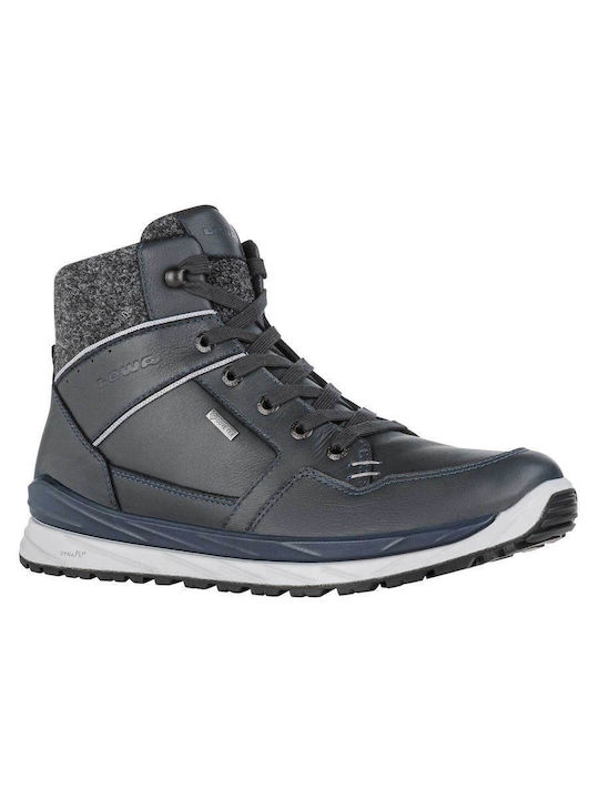 Lowa Men's Hiking Shoes Waterproof Boots with Gore-Tex Membrane Blue