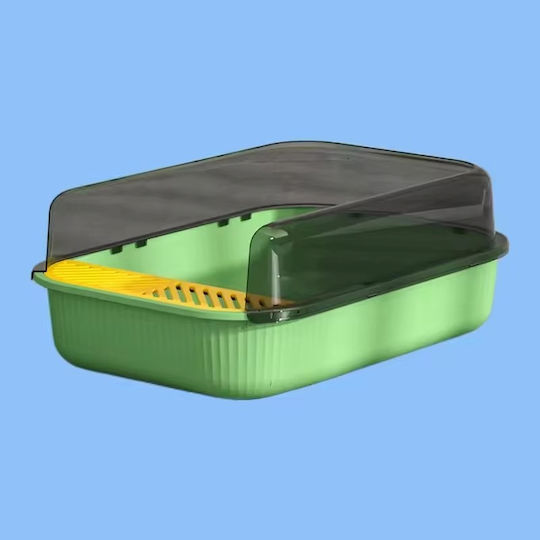 Toaletă Pentru Pisici Cu Filtru Verde L50.5 x l34.5 x H18.5cm
