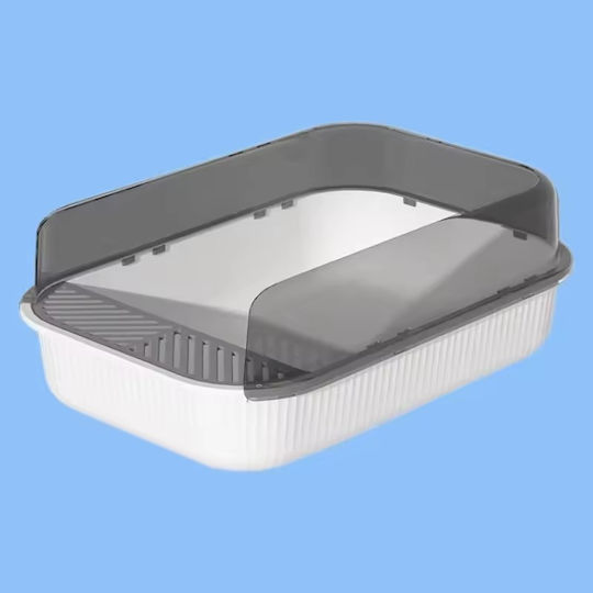 Lecăniță Pentru Pisici Cu Filtru Alb L50,5 x l34,5 x î18,5cm