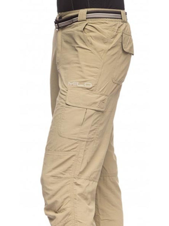 Milo Men's Hiking Long Trousers Beige