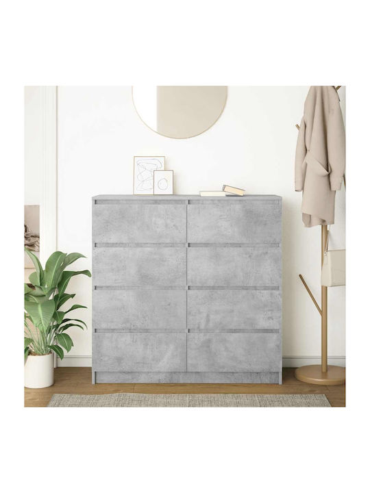 Ντουλάπι Γραφείου Ξύλινο Γκρι 100x35x99cm