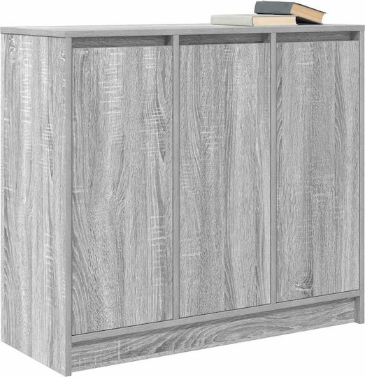 Büroaufbewahrungsschublade Holzgrau Sonoma 85x34x76cm