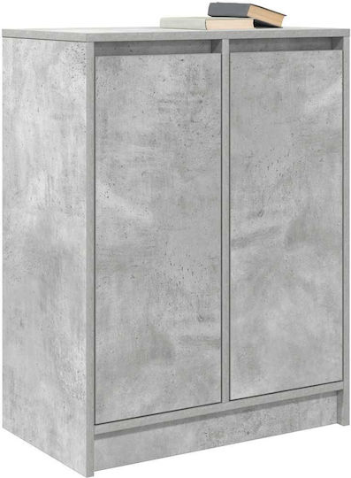 Ντουλάπι Γραφείου Ξύλινο Γκρι 57x34x76cm