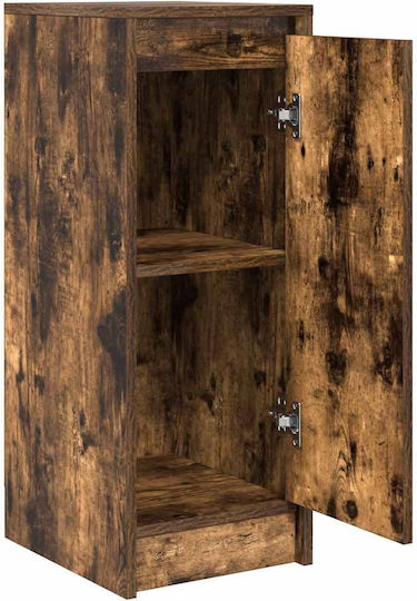 Дървен Офисен Шкаф Кафяв 29.5x34x76см