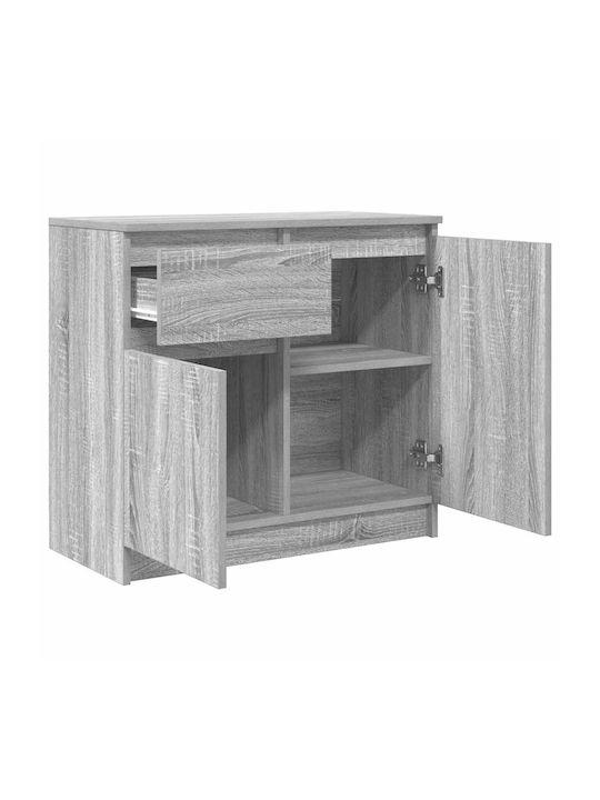 Συρταριέρα Γραφείου Ξύλινη Γκρι Sonoma 71x35x65cm
