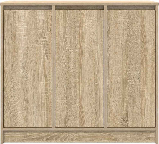 Дървен Офисен Шкаф Кафяв 85x34x76см