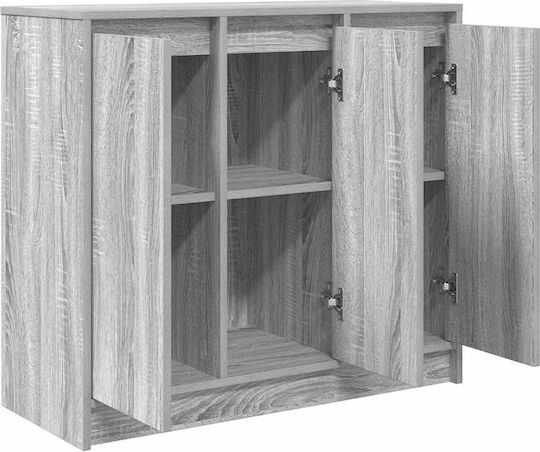 Büroaufbewahrungsschublade Holzgrau Sonoma 85x34x76cm