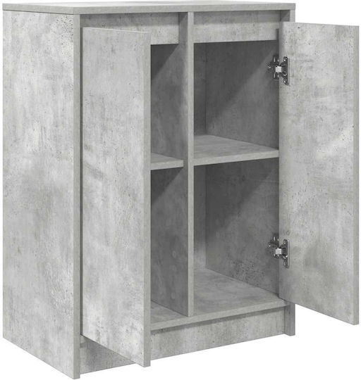 Ντουλάπι Γραφείου Ξύλινο Γκρι 57x34x76cm
