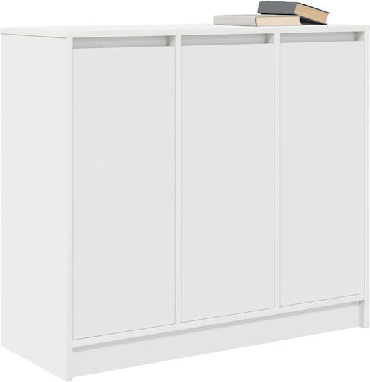 vidaXL Office Storage Cabinet Wooden White 85x34x76cm