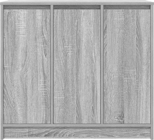 Büroaufbewahrungsschublade Holzgrau Sonoma 85x34x76cm