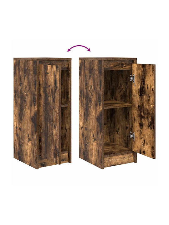 Office Storage Chipboard Cabinet Coffee L29.5xW34xH76cm