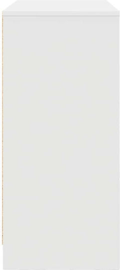 vidaXL Office Storage Cabinet Wooden White 85x34x76cm