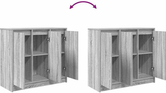 Büroaufbewahrungsschublade Holzgrau Sonoma 85x34x76cm