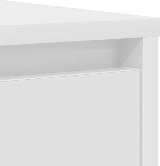 vidaXL Office Storage Cabinet Wooden White 85x34x76cm