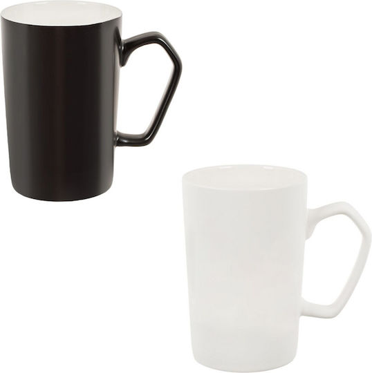 Set Căni Maro De ceramică Maro 370ml 2buc