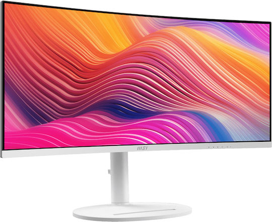 MSI Modern MD342CQPW Ultrawide VA HDR Monitor 34" QHD 3440x1440 mit Reaktionszeit 4ms GTG Weiß