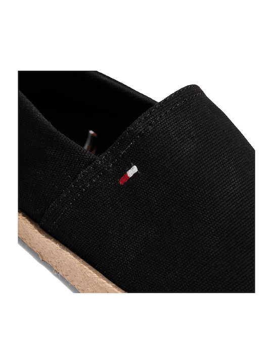 Stoff Herren Espadrilles in Schwarz Farbe