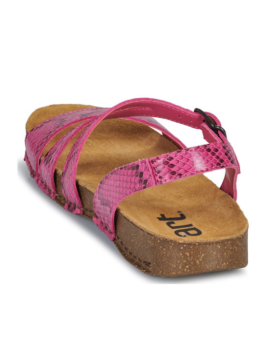 Flache Sandalen für Damen in Rosa Farbe