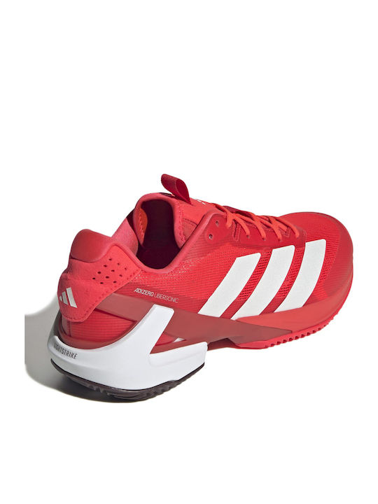 adidas Adizero Ubersonic 5 Men's Tennis Shoes for Clay Courts Red