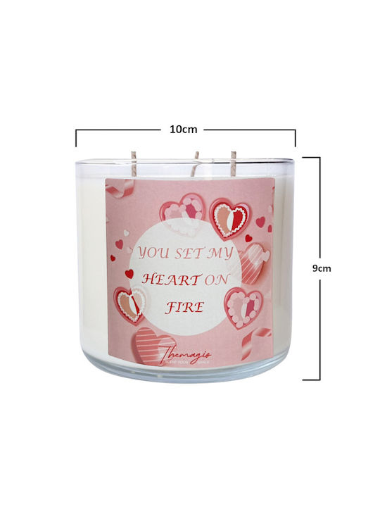 Themagio Scented Soy Candle 500g Valentine's Day Dark Orchid