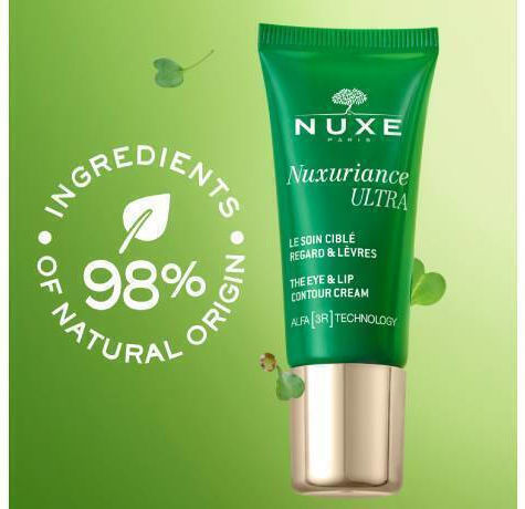 Nuxe Nuxuriance Ultra Eye & Lip Κρέμα Ματιών για Ανάπλαση , Αντιγήρανση , Ενυδάτωση & Μαύροι Κύκλοι 15ml