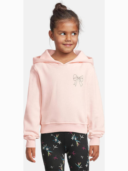 Set Hanorace Copii cu Glugă și Buzunare White, Pink