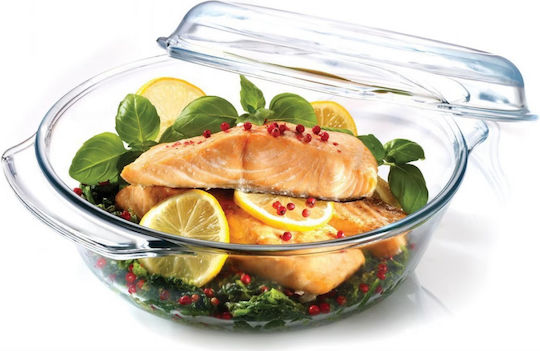 Γάστρα Στρογγυλή Γυάλινη 0.84lt