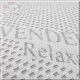 Klikareto Mattress Topper Levanta Double Memory Foam with Removable Cover & Elastic Straps 150x200x4cm