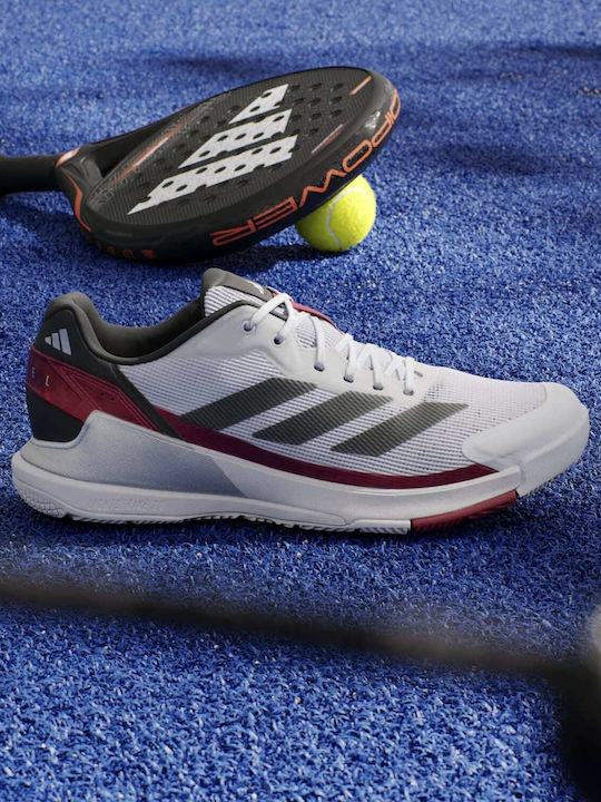 adidas Crazyquick Ανδρικά Παπούτσια Padel Λευκά