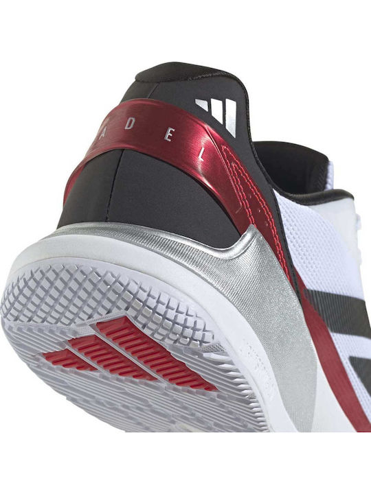adidas Crazyquick Ανδρικά Παπούτσια Padel Λευκά