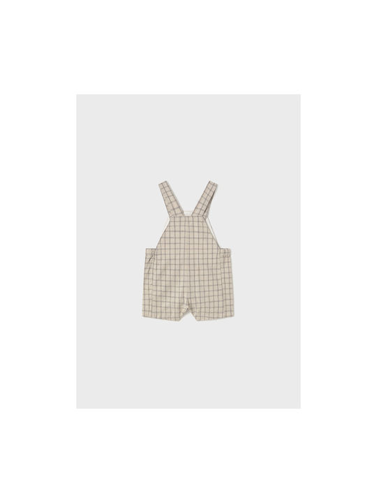 Mayoral Kids Fabric Overall Beige