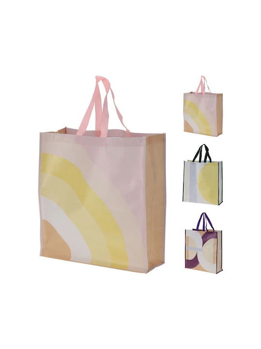 Reusable Shopping Bag Pink Design 42x3cm