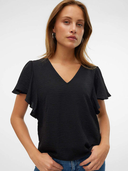 Vero Moda Bluse Schwarz 10327301