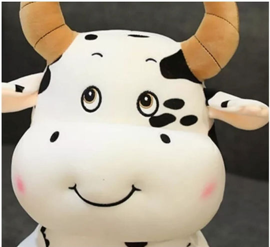 Plush Toy Cow Soft Size 28cm Color Black White Abyz