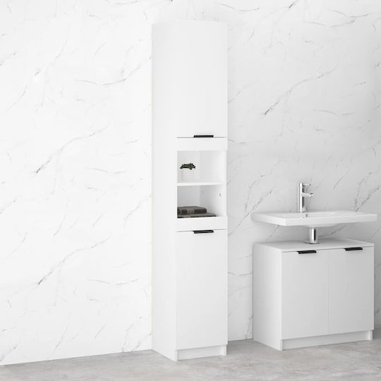 Shally Dogan Bathroom Cabinet L32xW34xH188cm White