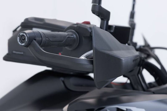SW-Motech Motorcycle Protective Hand Guards in Black Colour
