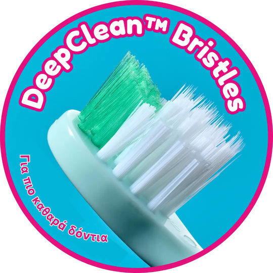 Brush Baby Σετ Βρεφικές Οδοντόβουρτσες για 0m+ 2τμχ Ροζ/Τιρκουάζ